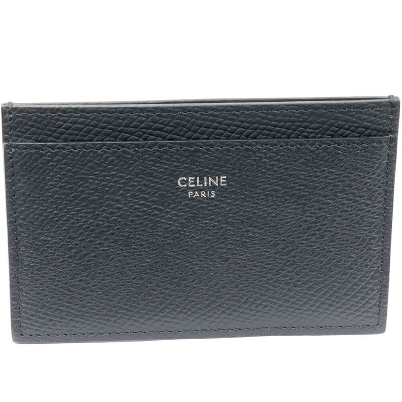 Celine Grained Calfskin Card Holder Card Case